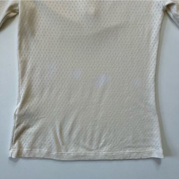 Twothirds Pointelle Henley Tee Small - Picture 7 of 9